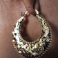 Party Gold Hoop Earrings